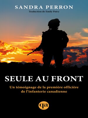 cover image of Seule au front